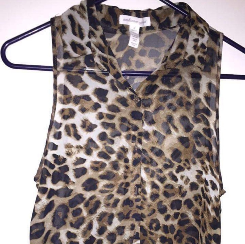 Ambiance sheer shirt size Small